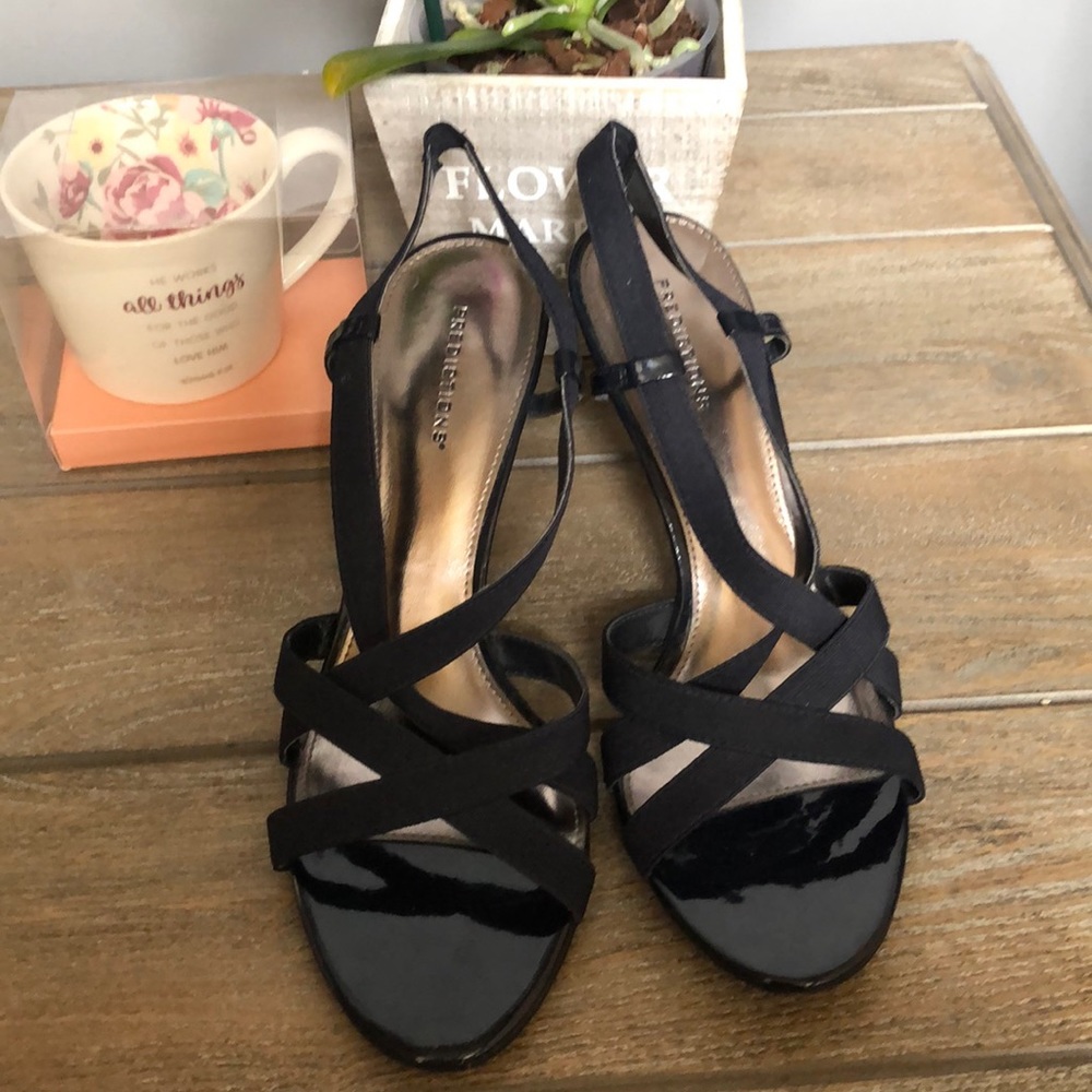 Women’s Navy Blue Strappy Dress Sandal, 11 Wide